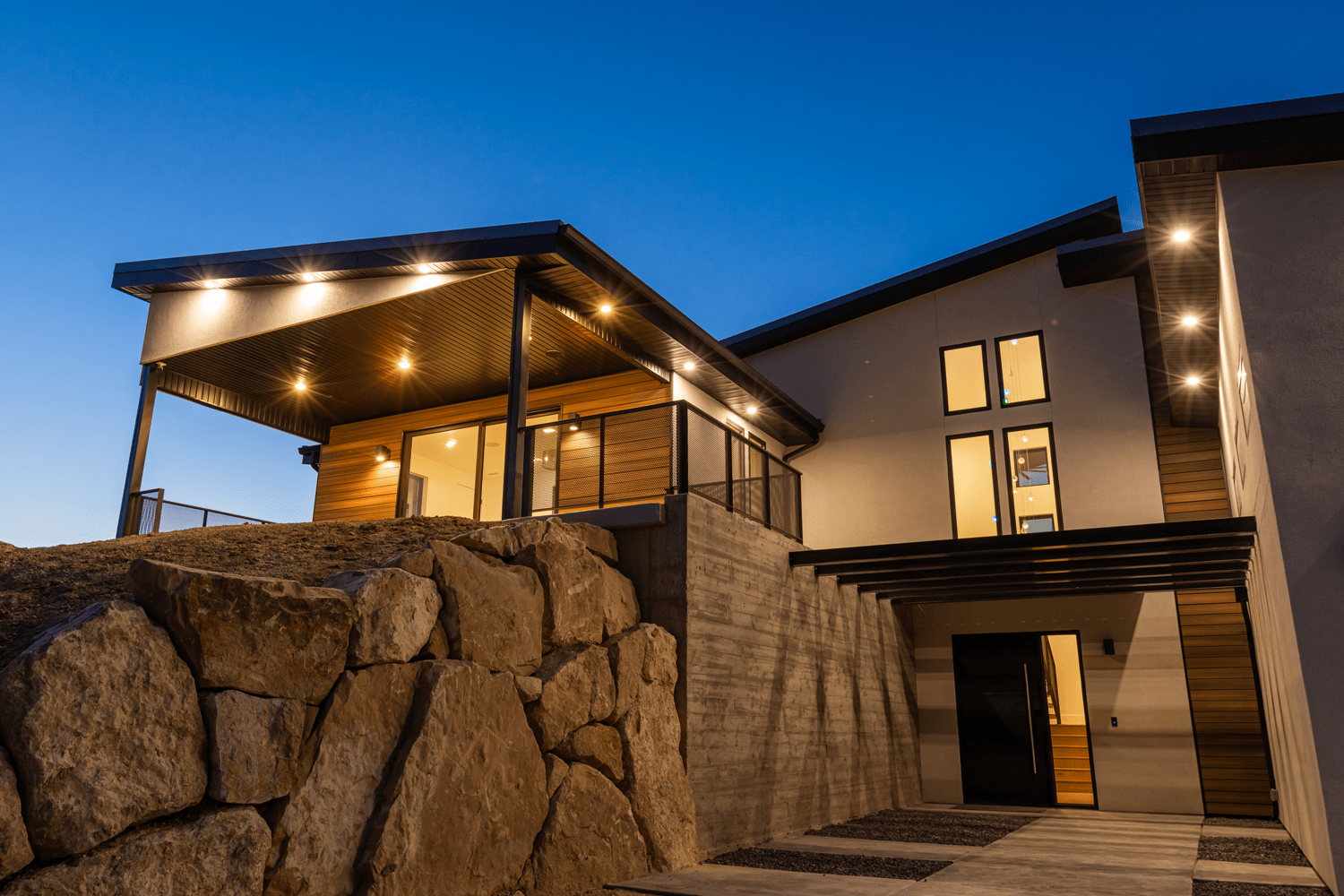 Custom built home with mountain views and modern style for Cedar City Parade of Homes