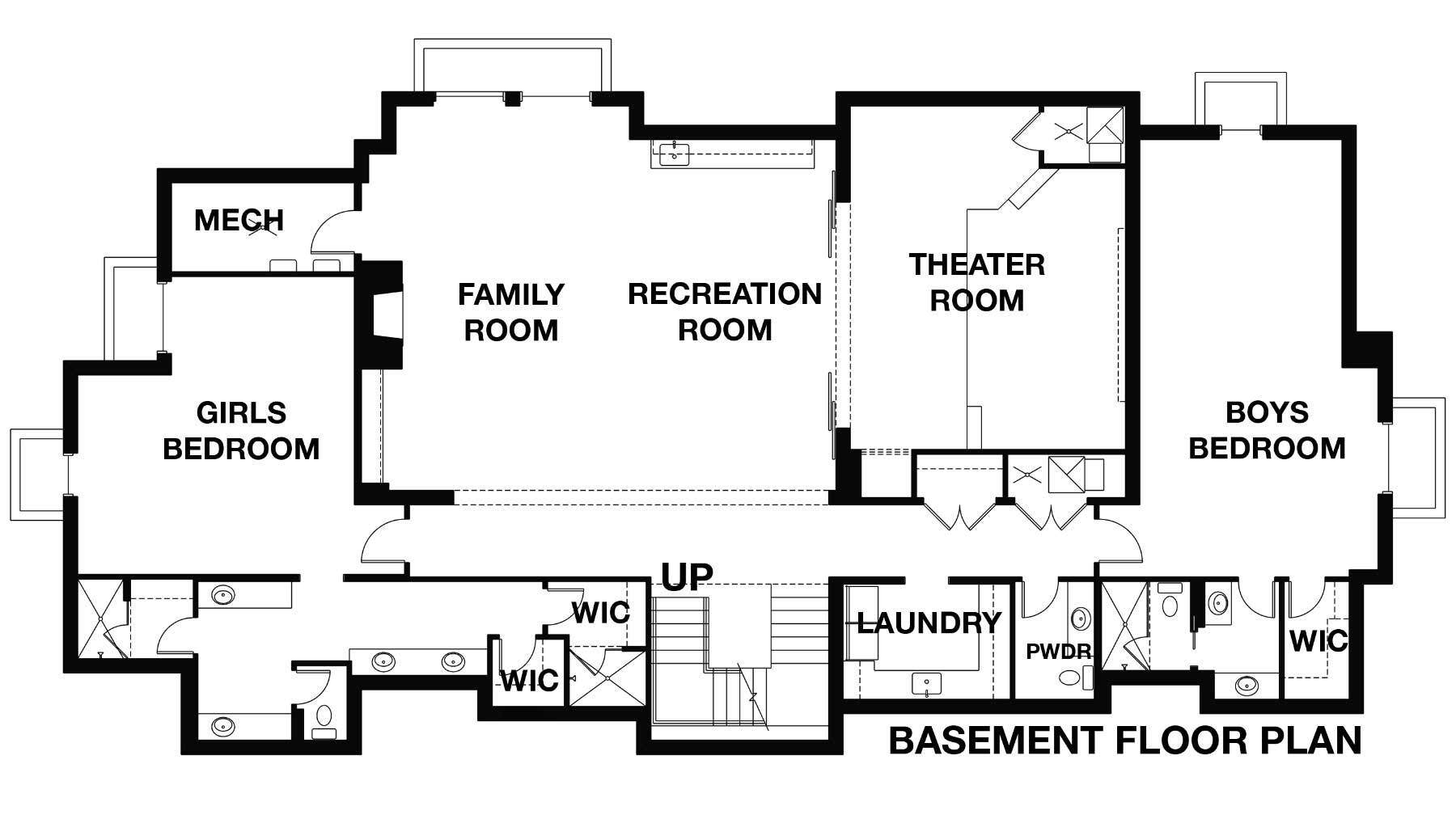 basement floor plan