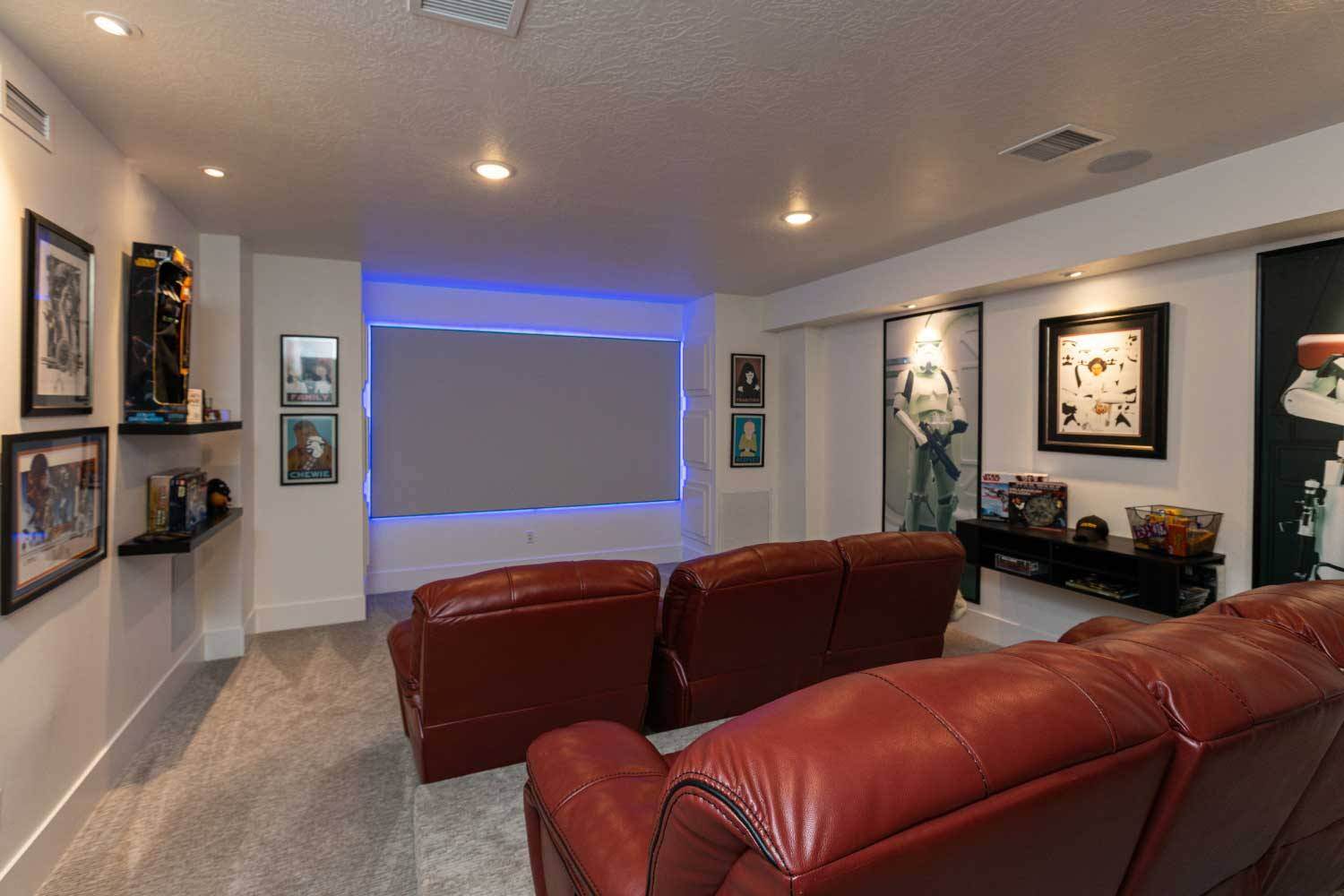 home theater screening room