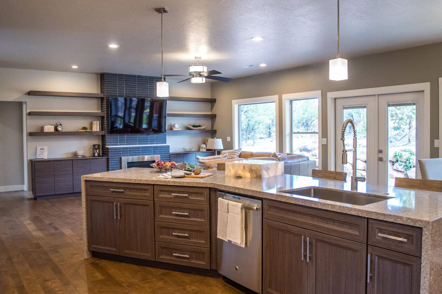 kitchen living room