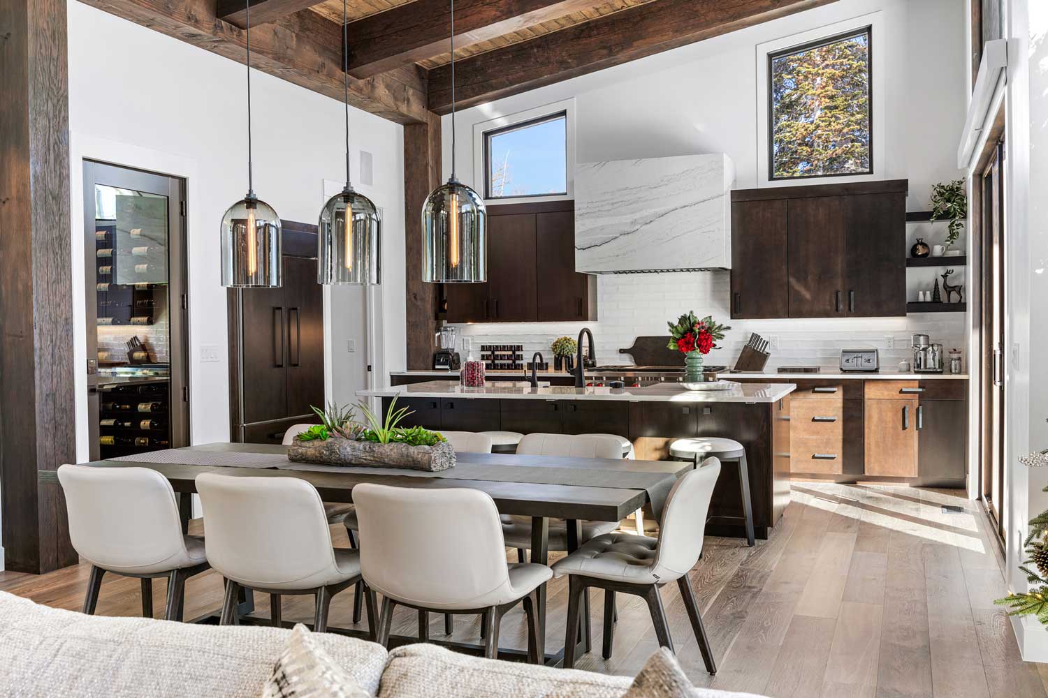 kitchen wine cellar