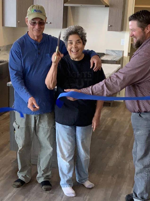 Ribbon cutting celebration for new home in Cedar City, Utah