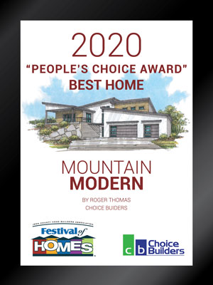 People's Choice Award for Best Home, Festival of Homes 2020