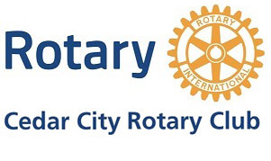 Cedar City Rotary Club Stacked Logo